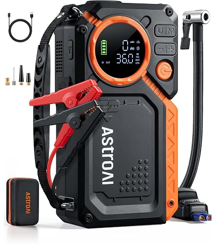Amazon | ジャンプスターター 8000Aピーク電流 12V車用 エンジン